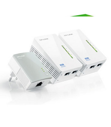 HOMEPLUG WIFI TP-LINK TL-WPA4220T KIT 300MB AV600 CON 2 PUER