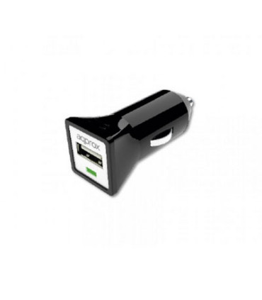 CARGADOR APPROX PARA COCHE A USB 5V/1A COLOR NEGRO APPUSBCAR