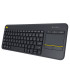 TECLADO LOGITECH WIRELESS K400  BLACK PLUS TOUCH PAD P/N:920