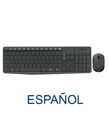 TECLADO LOGITECH WIRELESS MK235  (COMBO TECLADO Y RATON) P/N