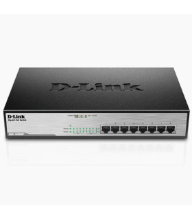 SWITCH NO GESTIONABLE D-LINK DGS-1008MP GIGA POE (140W) RACK