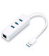 CONVERSOR TP-LINK UE330 DE USB3.0 A ETHERNET GIGABIT CON HUB