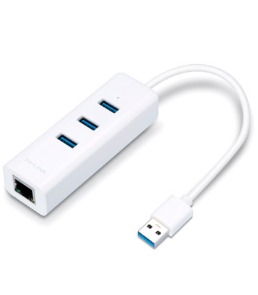 CONVERSOR TP-LINK UE330 DE USB3.0 A ETHERNET GIGABIT CON HUB