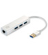 ADAPTADOR USB 3.0 A GIGABIT ETHERNET RJ45 LEVEL ONE CON HUB