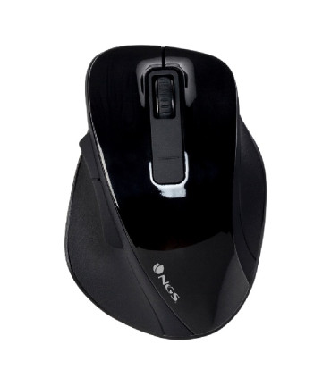 MOUSE OPTICO WIRELESS NGS BOW BLACK 1200DPI 2.4GHz NANO RECE
