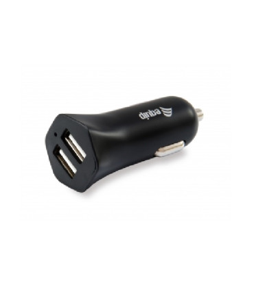 CARGADOR EQUIP LIFE 5V 2xUSB  PARA COCHE 12/24V 2.4A 12W