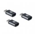ADAPTADOR USB-C 3.1 MACHO A  MICRO USB HEMBRA  OTG PACK 3 UD