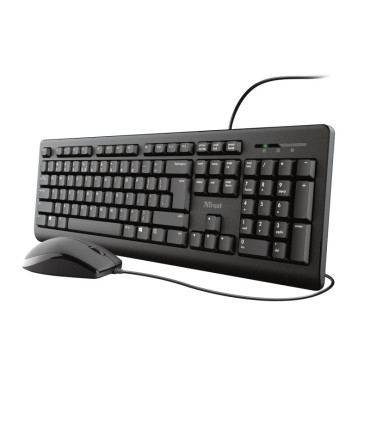 TECLADO + MOUSE TRUST TKM-250 SILENCIOSO RESISTENTE LIQUIDOS