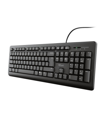 TECLADO TRUST TK-150 TAMAÑO COMPACTO TECLEADO SILENCIADO RES