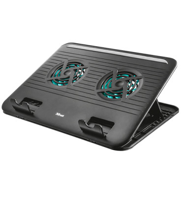 SOPORTE UNIVERSAL TRUST CYCLONE PARA PORTATILES CON 2 VENTIL