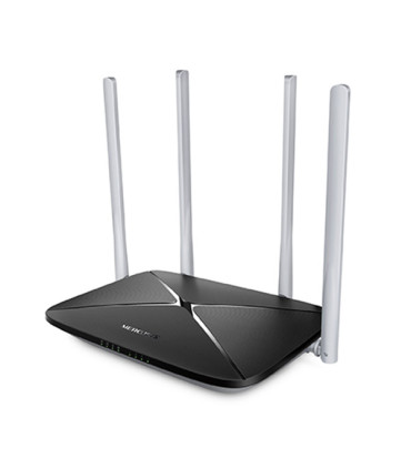 ROUTER WIFI AC DUALBAND MERCUSYS AC12 WIFI AC1200 4 PUERTOS