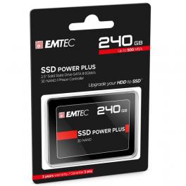 DISCO DURO SSD 240GB POWER PLUS X150 EMTEC (500MB/s Escritur
