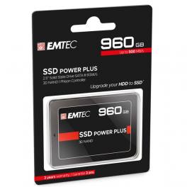 DISCO DURO SSD 960GB POWER PLUS X150 EMTEC (500MB/s Escrit)