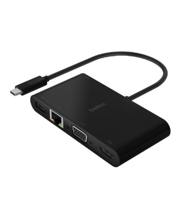 DOCKING BELKIN AVC004BTBK USB-C A USB-A 3.0 , ETHERNET, VGA