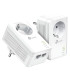 HOMEPLUG TP-LINK POWERLINE 1000MB PA7027P KIT PASSTHROUGH 2P