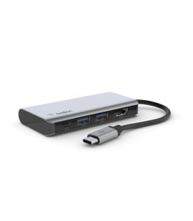 ADAPTADOR MULTIMEDIA BELKIN AVC006BTSGY USB-C A USB-C PD 2XU