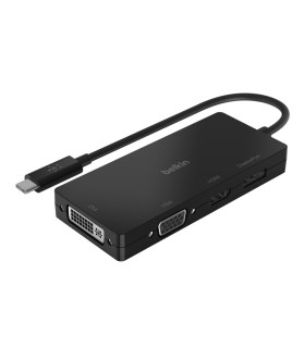 ADAPTADOR MULTIMEDIA BELKIN AVC003BTBK USB-C A HDMI VGA DISP