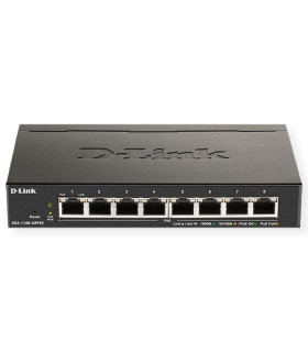 SWITCH SEMIGESTIONABLE D-LINK DGS-1100-08PV2/E 8P GIGA POE (