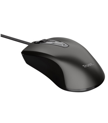 MOUSE OPTICO TRUST BASICS USB 3 BOTONES Y RUEDA DESPLAZAMIEN