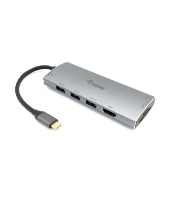 ADAPTADOR USB-C 7IN1 HDMI 4K HUB USB-C CARGA 100W USB 3.0 LE