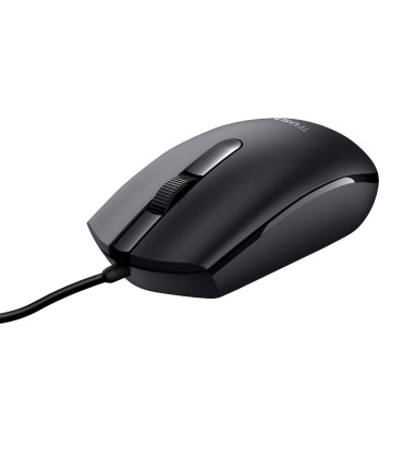 MOUSE OPTICO TRUST BASI USB 3 BOTONES Y RUEDA DE DESPLAZAMIE