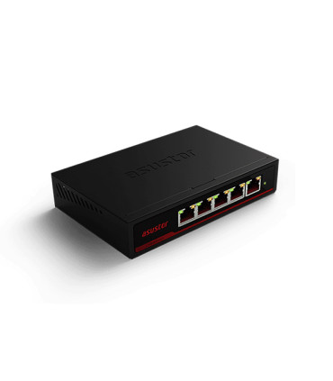 SWITCH ASUSTOR ASW205T NO GESTION  5 PUERTOS 2,5 GIGABIT