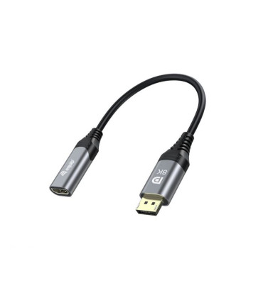 CABLE ADAPTADOR DISPLAYPORT 1.4 A HDMI HEMBRA 8K 0,15CM EQUI