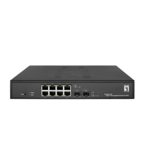 SWITCH SEMIGESTIONABLE LEVEL ONE  HILBERT 8P POE  10/100/100