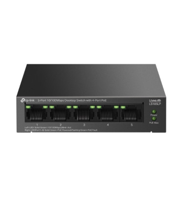 SWITCH NO GESTIONABLE TP-LINK LS105LP LITEWAVE 5P 10/100 4P