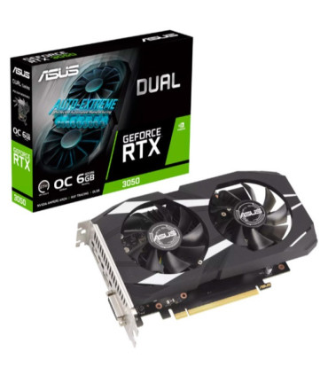 VGA ASUS DUAL-RTX3050-06G 6GB GDDR6 1xDISPLAYPORT 1xHDMI
