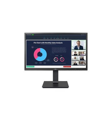 Monitor 24" Hdmi Displayport Usb-c Lg 24bp75cp-b Fhd Webcam