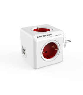 Powercube Original  2 Usb 5 Tomas De Corriente.  Regleta Col