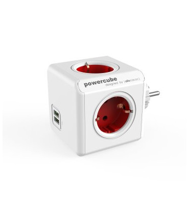 Powercube Original  2 Usb 5 Tomas De Corriente.  Regleta Col
