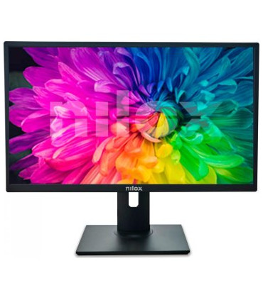 Monitor 24" Dp Hdmi Vga Nilox Nxm24regweb01 Ips Fhd 75hz 5ms