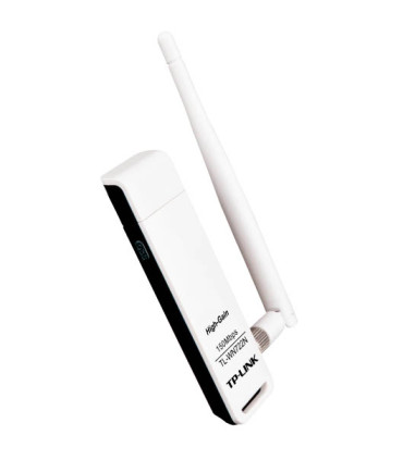USB WIFI TP-LINK WN722N 150MB ALTA GANANCIA 1 ANTENA DESMONT